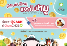 ต้อนรับปีหมู แจกไม่หมู- Happy New Year Back To You ทุก ๆ การแลก @Cash จะได้รับชุดเบอร์เกอร์ Mcdonalds ฟรี!!
