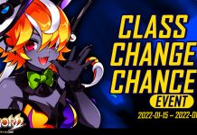 January Class Change Chance! Event