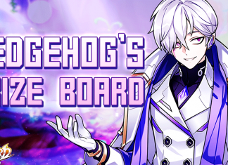 Hedgehog’s Prize Board