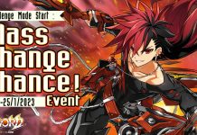 Challenge Mode Start: Class Change Chance! Event