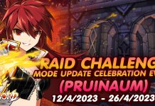 Raid Challenge Mode Update Celebration Event (Pruinaum)