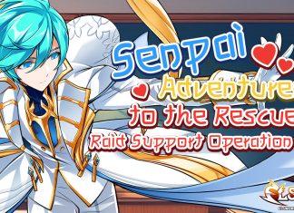 Senpai Adventurers to the Rescue! Raid Support Operation Event