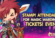 Stamp! Attendance for Magic Wardrobe Tickets! Event