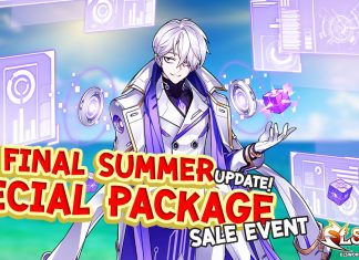 FINAL Summer Update! Special Package Sale Event