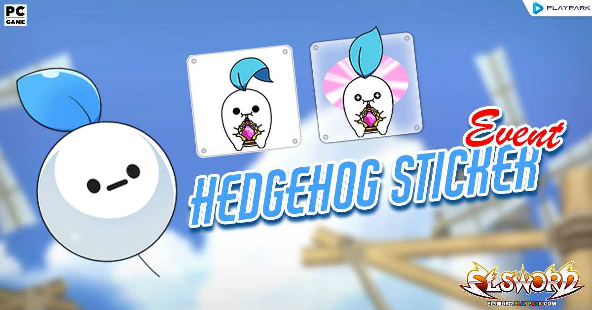 Hedgehog Sticker Event